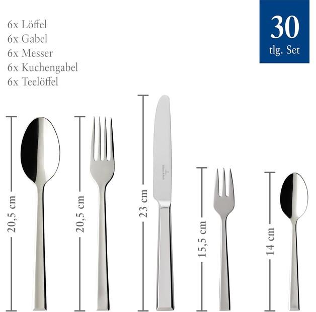 Набор столовых приборов Villeroy & Boch Victor, 30 предметов (1263509053)