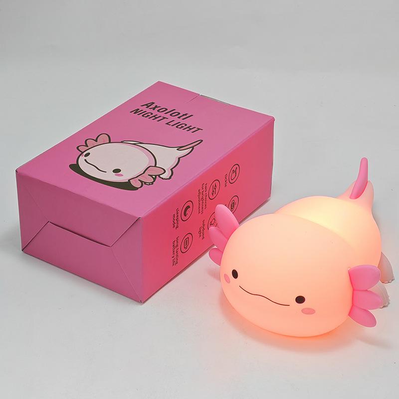 Panda Night Light: Soft Silicone Flower Lamp for Eye Protection - Perfect for Bedroom, Desk, or as a Children's Toy Gift.