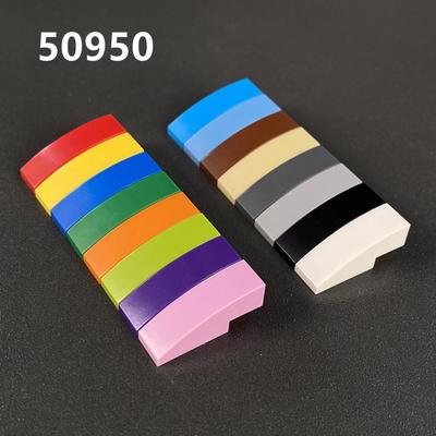 Piese DIY Blocuri de Construcție Particule Mici Compatibile Bloc de Construcție 50950 Accesorii 1X3 Cărămidă Plată Netedă Curbată, Supliment