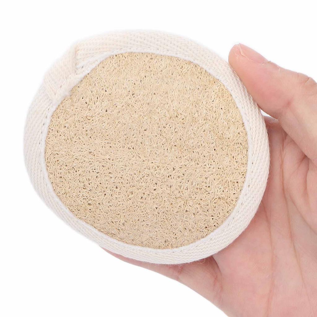 Exfoliating Loofah Pad Facial Body Scrubber Men Women Shower Bath Loofa Sponge Pad