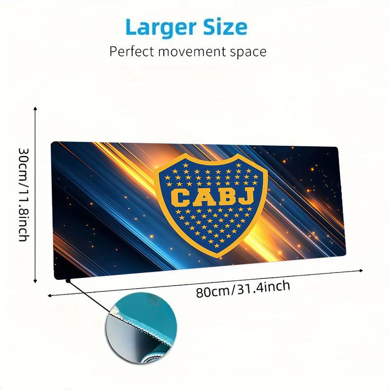 Club Atletico Boca Juniors Print  Cushion Non-slip Laptop Tablet Big Mousepad XXL Mat Mini PC Playmat With Lock edge