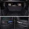 For Hummer H2 2003-2007 Aluminum Car Rear Trunk Side Storage Box Holder Multi-Function Organizer Box Auto Interior Accessories