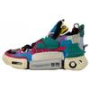 New LiNing Essence 2 Sfs Sample For Sale Anti Slip Wear Resistant Mid Top Vintage Basketball Shoes Women's Green AGBQ066-2