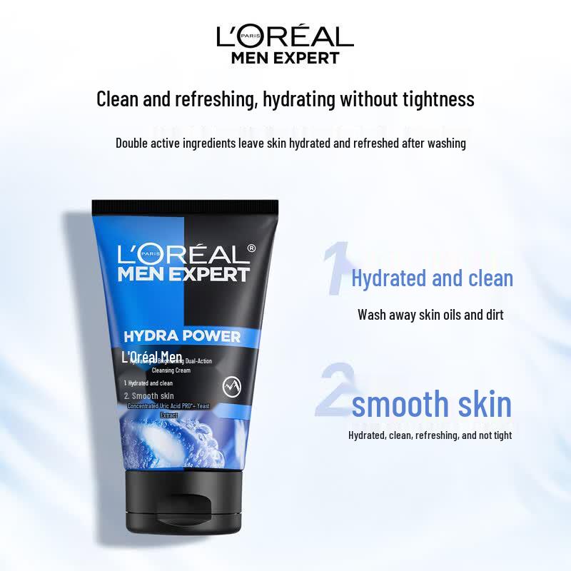 L Oréal Men s Hydra Energetic Double Effect Cleanser
