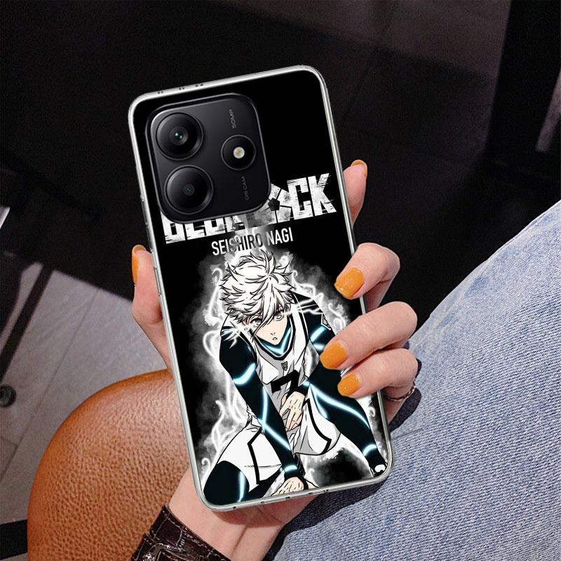 Blue Lock Nagi Seishiro Phone Case For Xiaomi Redmi Note 15 14 13 12S 12 11 Pro Plus 14S 11S 11E 10 10S 11T 5G Personalized Cove