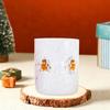 Hand Painted Christmas Juice Glasses 450ml Heat Resistant Coffee Mug Milk Juice Beer Cup Dining Table Decoration Cup
