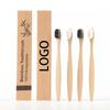 Custom and Stock Options Kraft Bag Packaged 12000 Ultra Soft Nano Bristles Biodegradable Bamboo Toothbrush Nano Toothbrush
