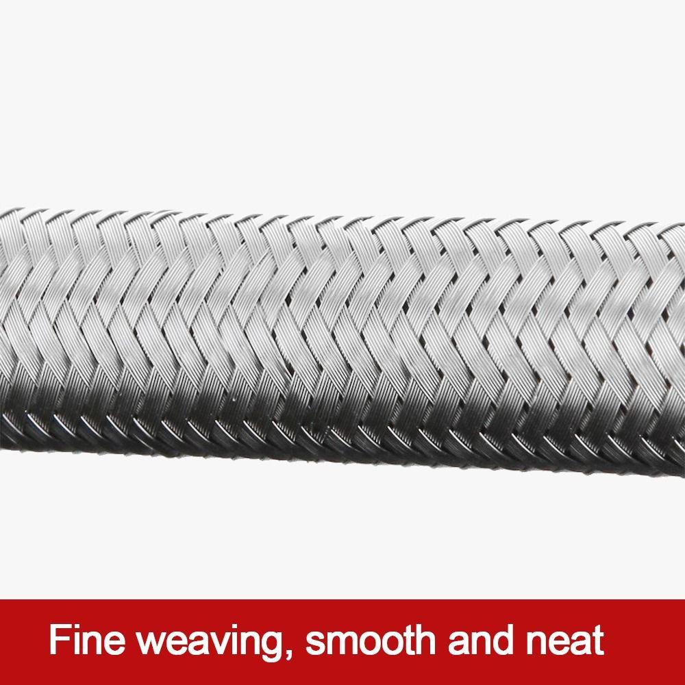 30-200cm Flexible Braided Hose 1/2 Inch Faucet Water Pipe  Kitchen Bathroom Washing Machine