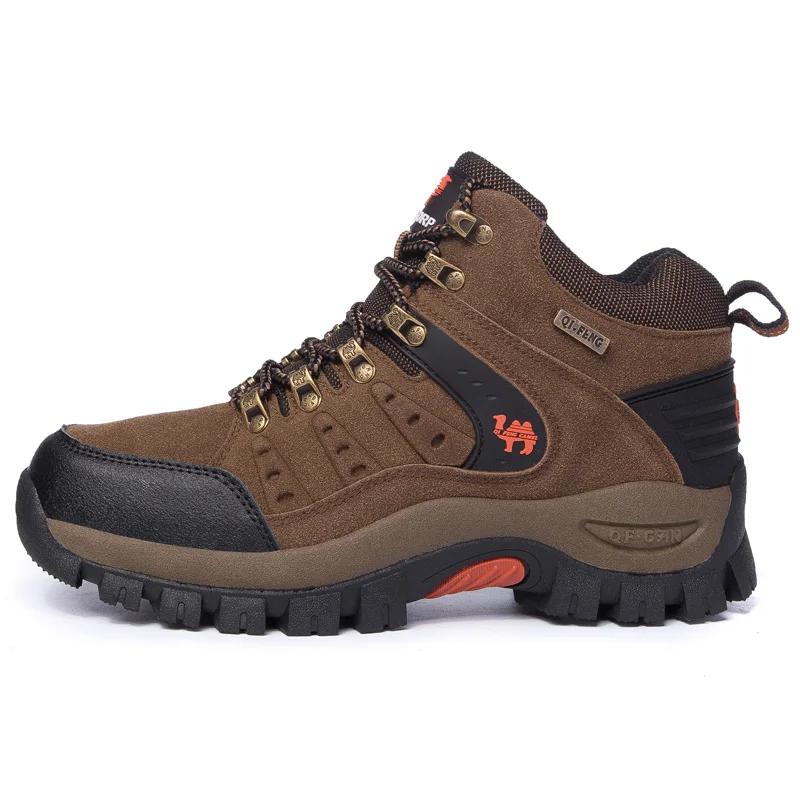 

Outdoor Hiking Shoes Men Anti-slip Wear-resistant Shock-absorbing Women Combat Boots Breathable Casual Sports Shoes Men 36 коричневый