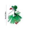 Porch Geese Dress Costume with Hat Irish Festival Polyester Porch Geese Statue Clothing For Patrick's Day Decoration