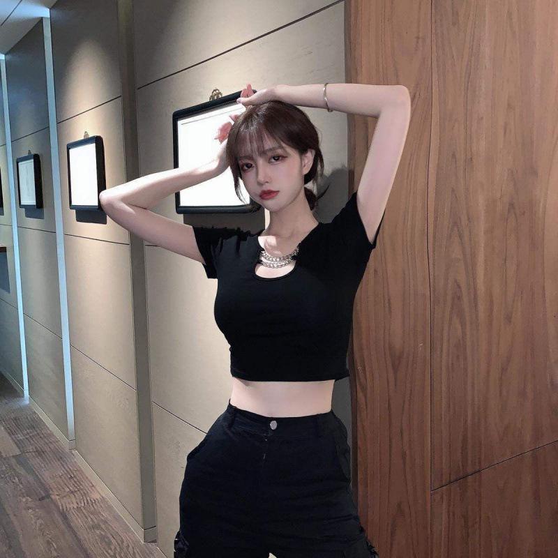 High Waist Cropped Summer Top - Sweet & Spicy Style for Women