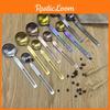 Durable And Chic 304 Stainless Steel Long Handle Measuring Spoon Set For Kitchen Use