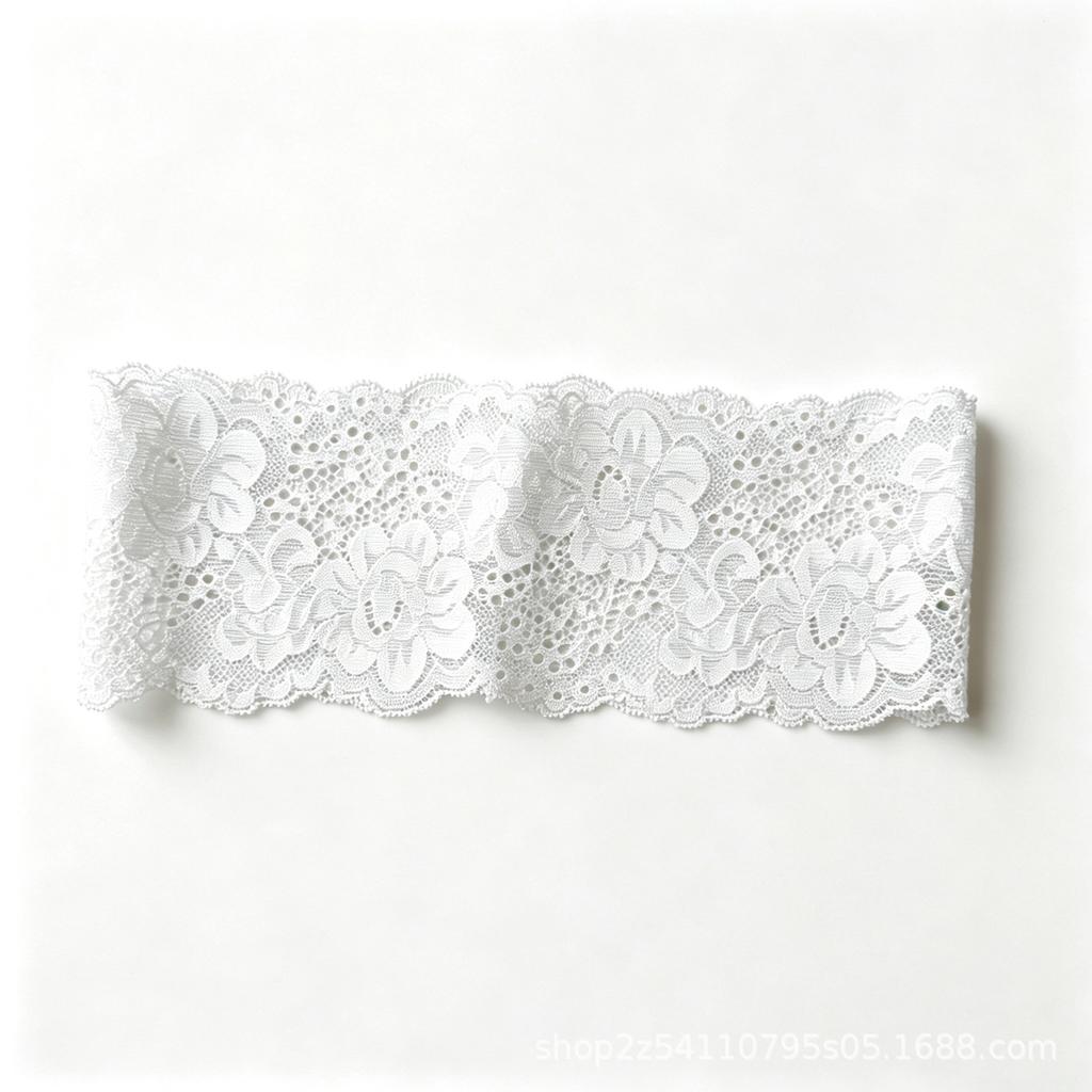 Multi-color floral textured lace elastic single-layer breathable headband for wedding and party hair accessories