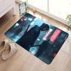 C-Cyberpunk S-SamuraiS Entrance Door Mat Washable Non-Slip Living Room Sofa Chairs Area Mat Kitchen Welcome Doormat