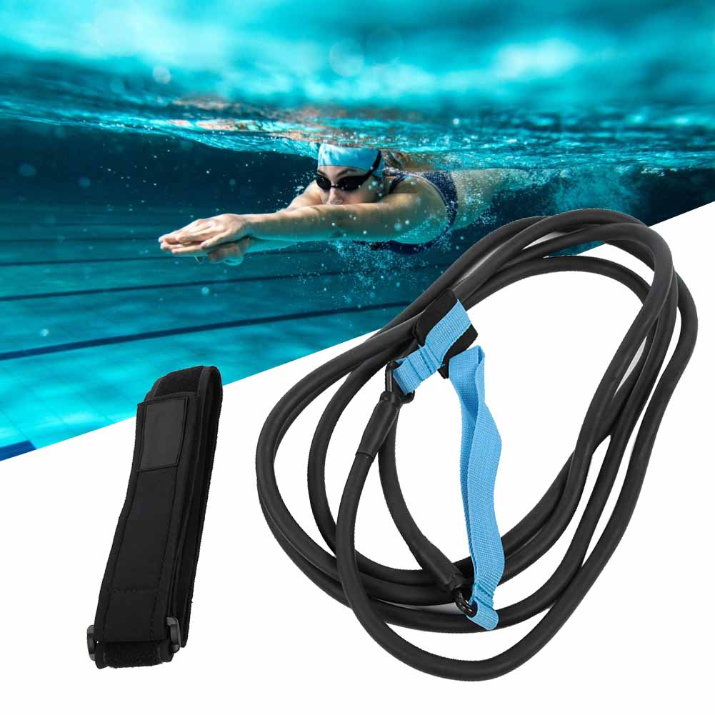 KEEP DIVING 4m Pasek oporu do pływania Ćwiczenie pływackie Sznur trakcyjny Lina Akcesoria basenowe(b)