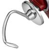 Gancio impastatore in acciaio inox per KitchenAid 4,5-5 quarti a testa reclinabile, pezzi di ricambio ganci per pane