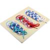 SUNGOOYUE Kid Shoes Training Toy, Wooden Learn to Tie Shoes Practice Board for Kids Preschool, Ages 3-7