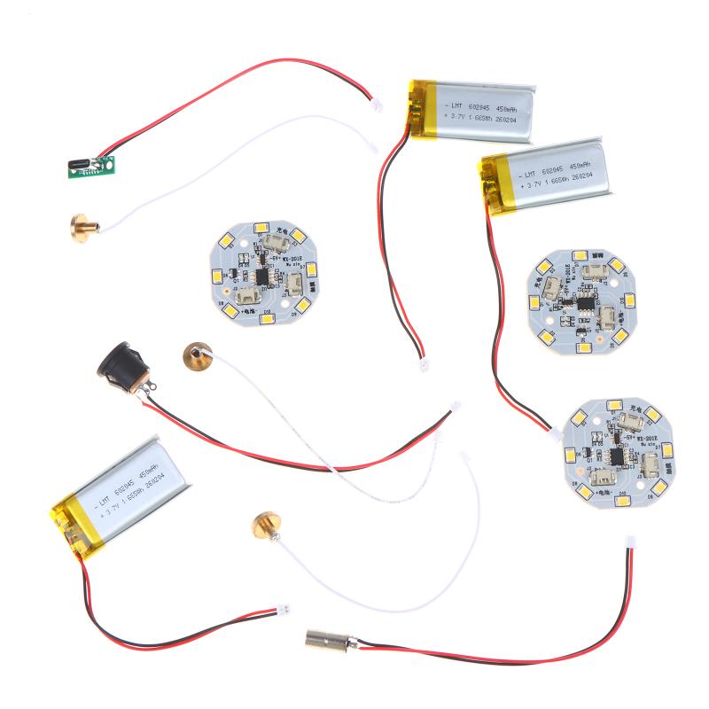 5V Single Color Touch Stepless Dimming Night Light Type-C /Dc Charging Control Board Led Desk Lamp Panel Induction Switch
