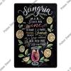 Putuo Decor Nostalgisches Cocktail-Blechschild | Metallschild Wandkunst | Ideal für Heimbar-, Pub- und Man Cave-Umgestaltungen | Geprägt