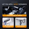 Telecamera Endoscopica con Luce, Borescopio HD 1080P con Schermo da 4,3'' 8 Luci LED Regolabili,