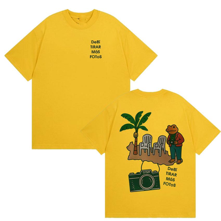 Bad Bunny Album 2026 Merch Tshirt Debi Tirar Mas Fotos DTMF Graphic Y2K TShirt UNISEX Women Fashion Clothing Oversized Cotton Top S