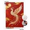 DIY Pearl Diamond Art Painting Kits for Adult and Beginners, Majestic Phoenix Sparkling Painting Craft Home Wall Decor Handmade Gift