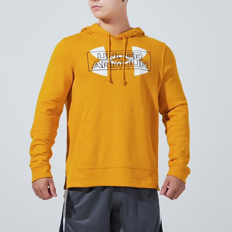 Under Armour Sportstyle Terry Hoodie Men Hoodie Yellow 1360734-711
