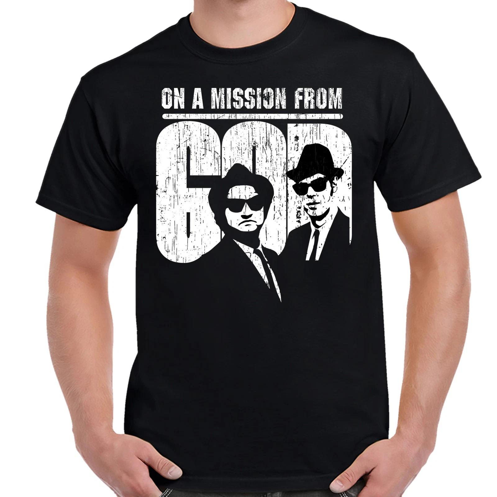 Blues Brothers Mission From God Distressed Shirt XS