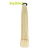 24 Zoll Ombre Yaki Straight Synthetische Haarverlängerungen Mädchen Farbe Geflochten Zopf Gummiband Box Braid