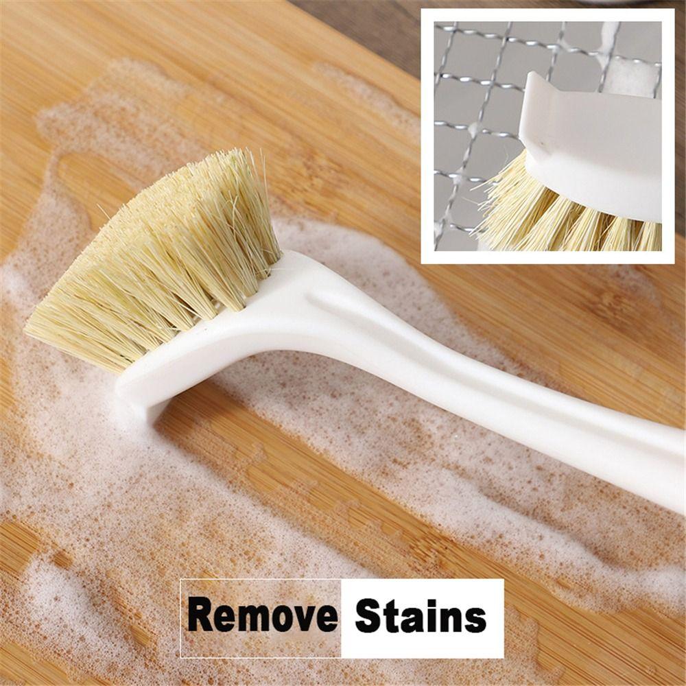 Long Handle Kitchen Brush Oil-proof Utensils Cleaning Brush  Pots Pans Utensils Cleaning