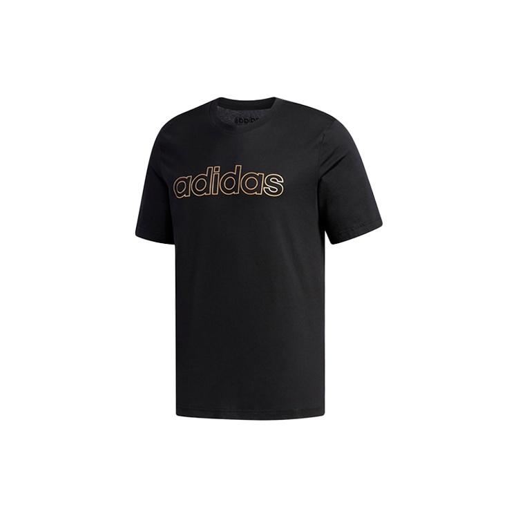 adidas M Ess Br Tee Sports Stylish Round Neck Short Sleeve Black Men s FM3441 S