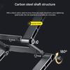 Foldable 3 Layer 4 Shaft Adjustable Laptop Stand Support Holder For 17.3inch Notebook Carbon Steel And Silicone