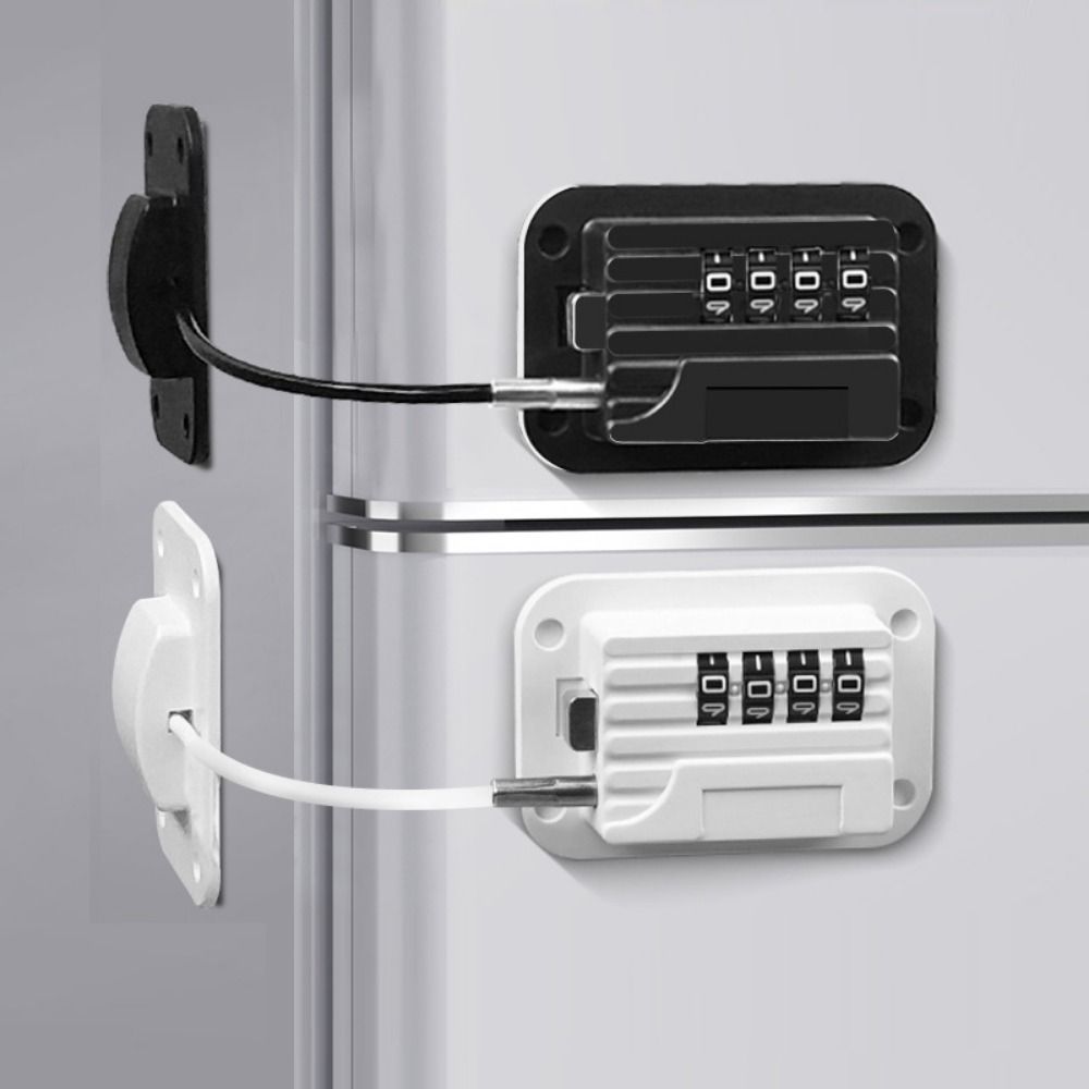 

Self-adhesive Drawer Cabinet Lock Punch-free Refrigerator Lock Password Baby Safety Lock Office Black key