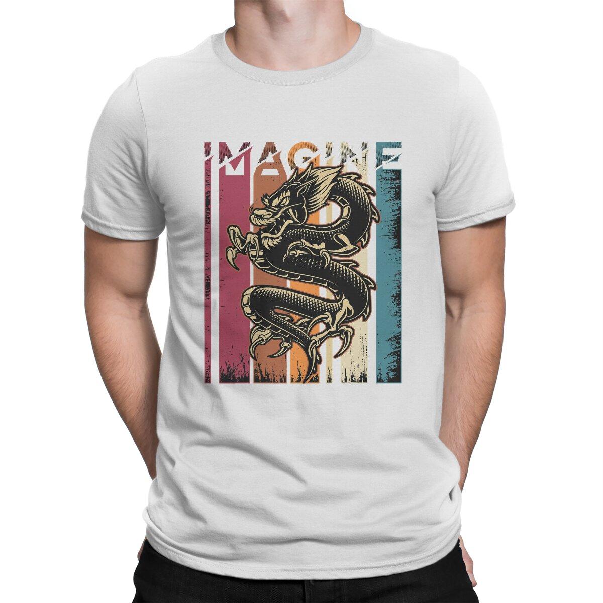 Grammy Award for Best Rock Man TShirt Imagine Dragon Vintage Cool Art Distinctive T Shirt Harajuku Streetwear New Trend S