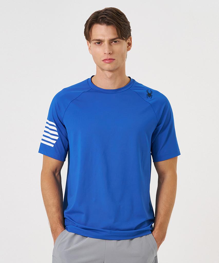 SPYDER Men'S Comfortech Cool Performance Radpad Short Sleeve T-Shirt Splmcnrs202Mblu
