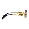 Prada Triangle Logo Pattern Metal Pilot Sunglasses Women sunglasses Gold PR73ZS5AK5W1