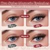 lace Magnetic Eyelashes with Applicator 2 Pairs Magnetic Eyelashes No Glue Needed Reusable Magnet Lashes Natural Look Easy to Wear