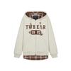 Teenie Weenie Women's Patchwork Plaid Fake Two-Piece Hoodie