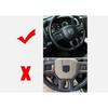 Dekorationspanel för ratt för Dodge Ram 1500 10-17 Kolfiber
