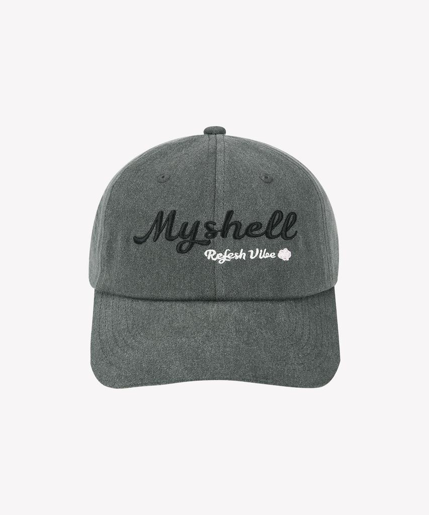 MYSHELL Pigment Lettering Ball Cap_20211Cp