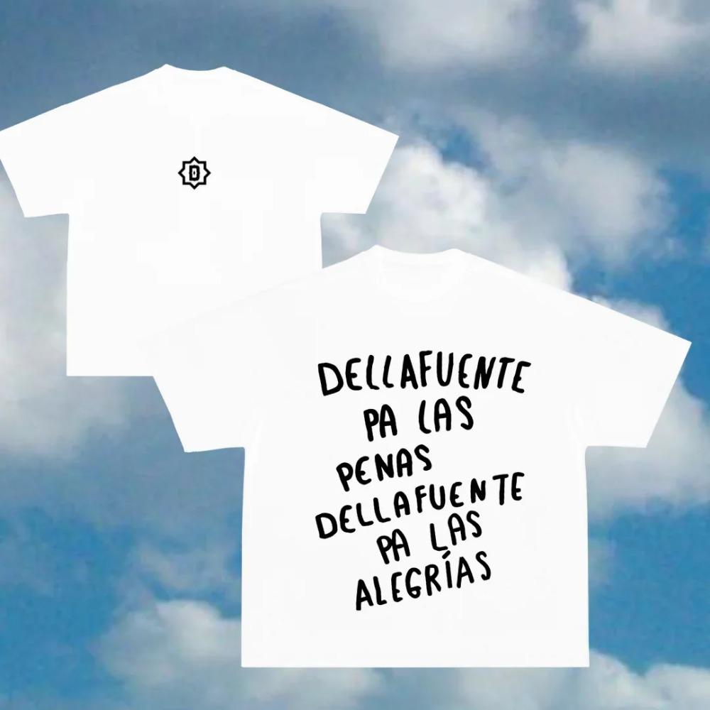 Rapper's Dellafuente Pa Las Penas Dellafuente Pa Las T-shirt - Loose Casual Unisex Streetwear Top T Shirt