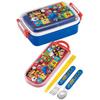 Skater Children's Lunch Box, 450ml, with a Soft Dome-Shaped Lid, Single Tier, Made in Japan, Super Mario 23, Boys' (RBF3ANAG-A)