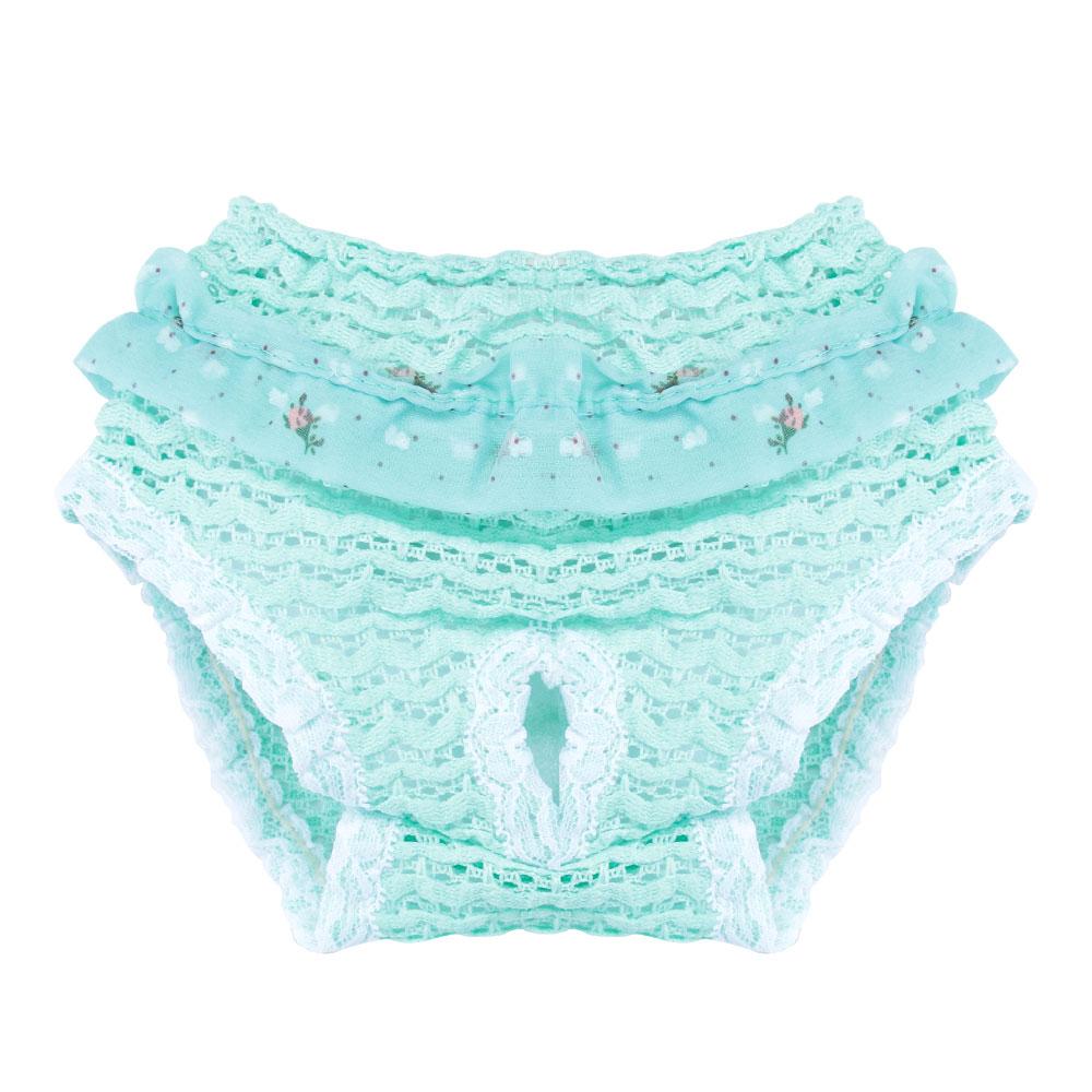 Chiffon Pet Physiological Pants Cute Elasticity Breathable Pet Physiological Pants Dog Panties Cat Underwear Pet Supplies M