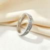 18K Rose Gold Plated Couple Rings: Starry Design, Wide & Narrow Bands, Plain & Nail Style for Men & Women