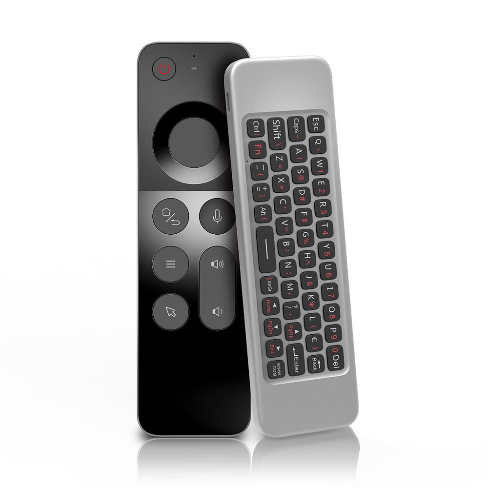 W3 Smart Voice Remote: Wireless Air Mouse & Infrared Learning Mini Keyboard for Set-Top Box