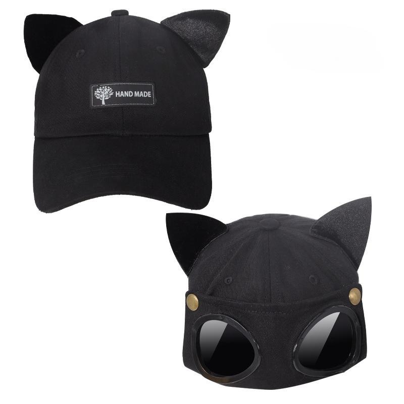 Fashion Pilot Hat Ins Korean Version Personality Glasses Baseball Cap Men Sunglasses Sunshade Spring Summer Versatile Hat