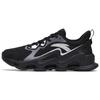Slip Resistant Abrasion Resistant Low Top Running Shoes Men's Black Gray 112315555-3