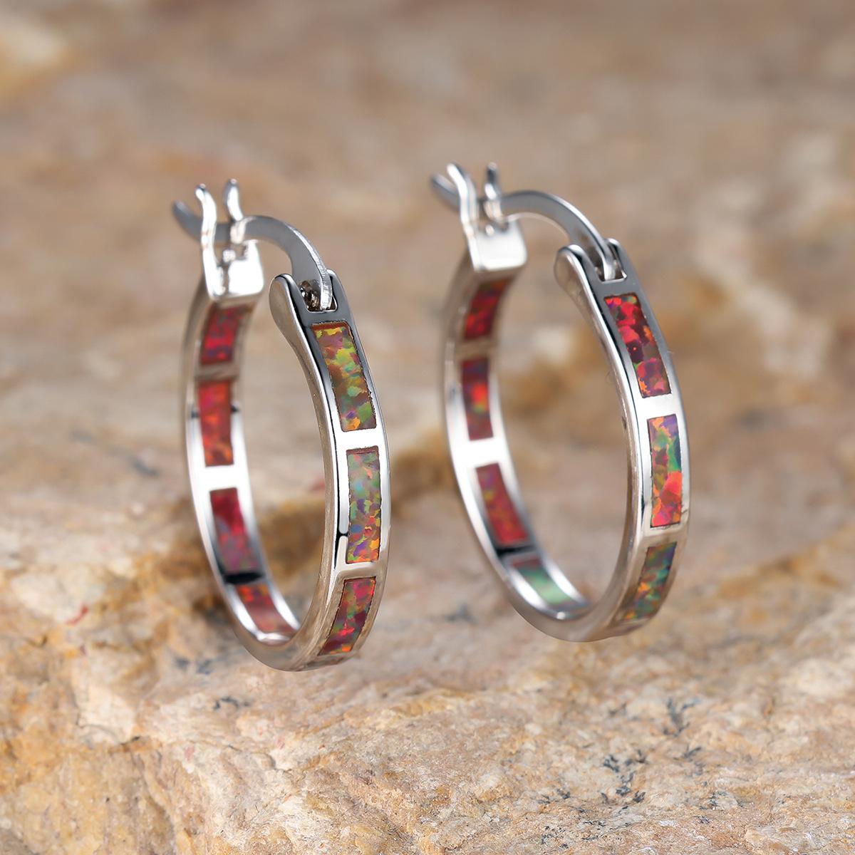 

Shine hot-selling new simple earrings with diamonds, personalized temperament earrings, high-end design jewelry різнокольоровий