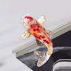 Fish Figurine Miniature Statue Lucky Ornament Sculpture for Office
