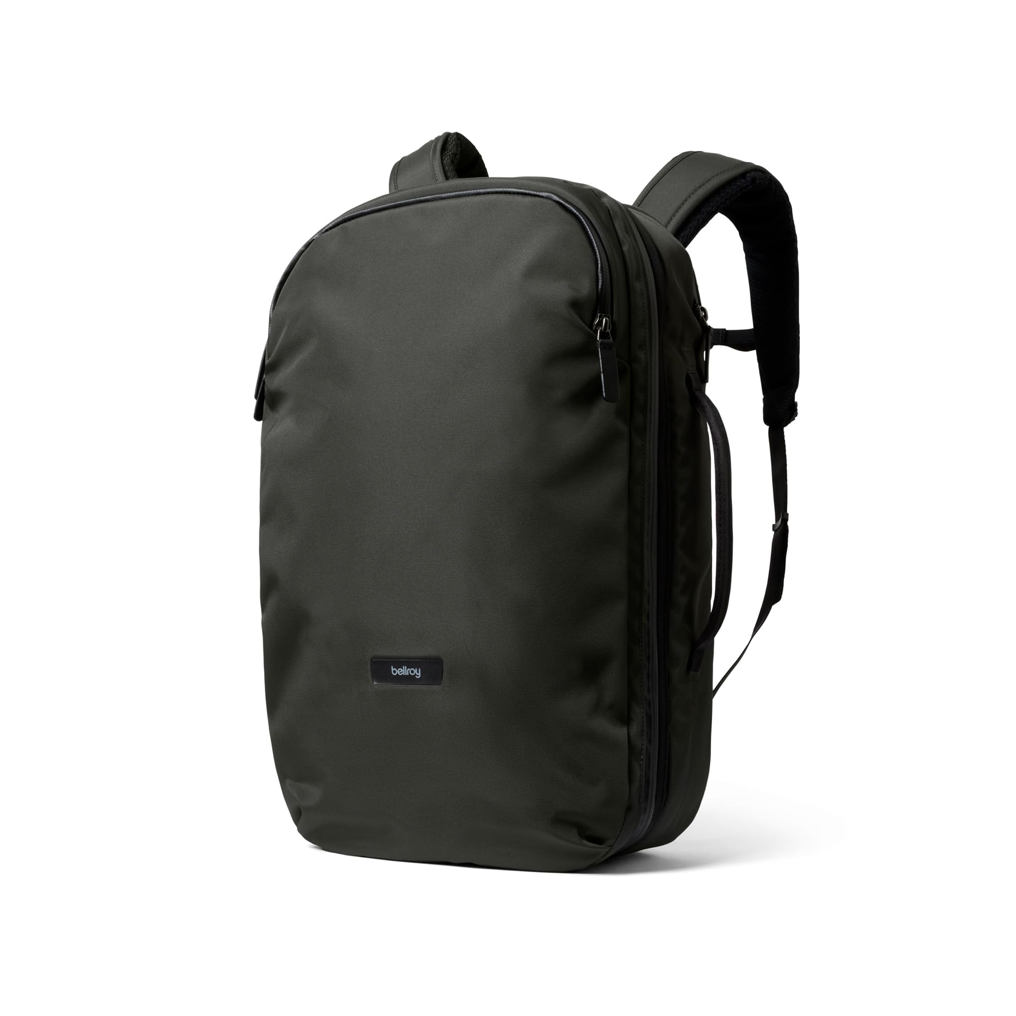 

Transit Travel Pack Pro capacity travel backpack with laptop storage and RFID protection Zippered bottle pocket Olive [Bellroy] 30-18L carry-on - оливковий